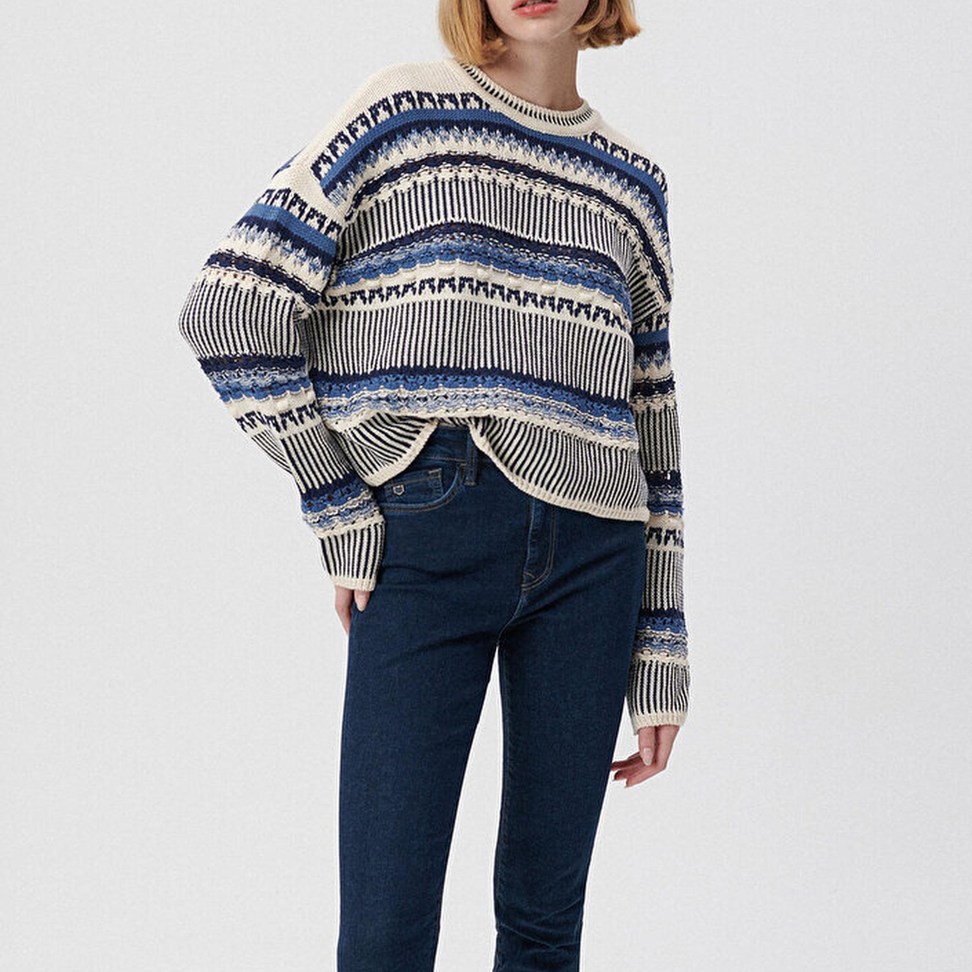 Mavi Mavi Kazak Loose Fit / Bol Rahat Kesim 1710155-70737