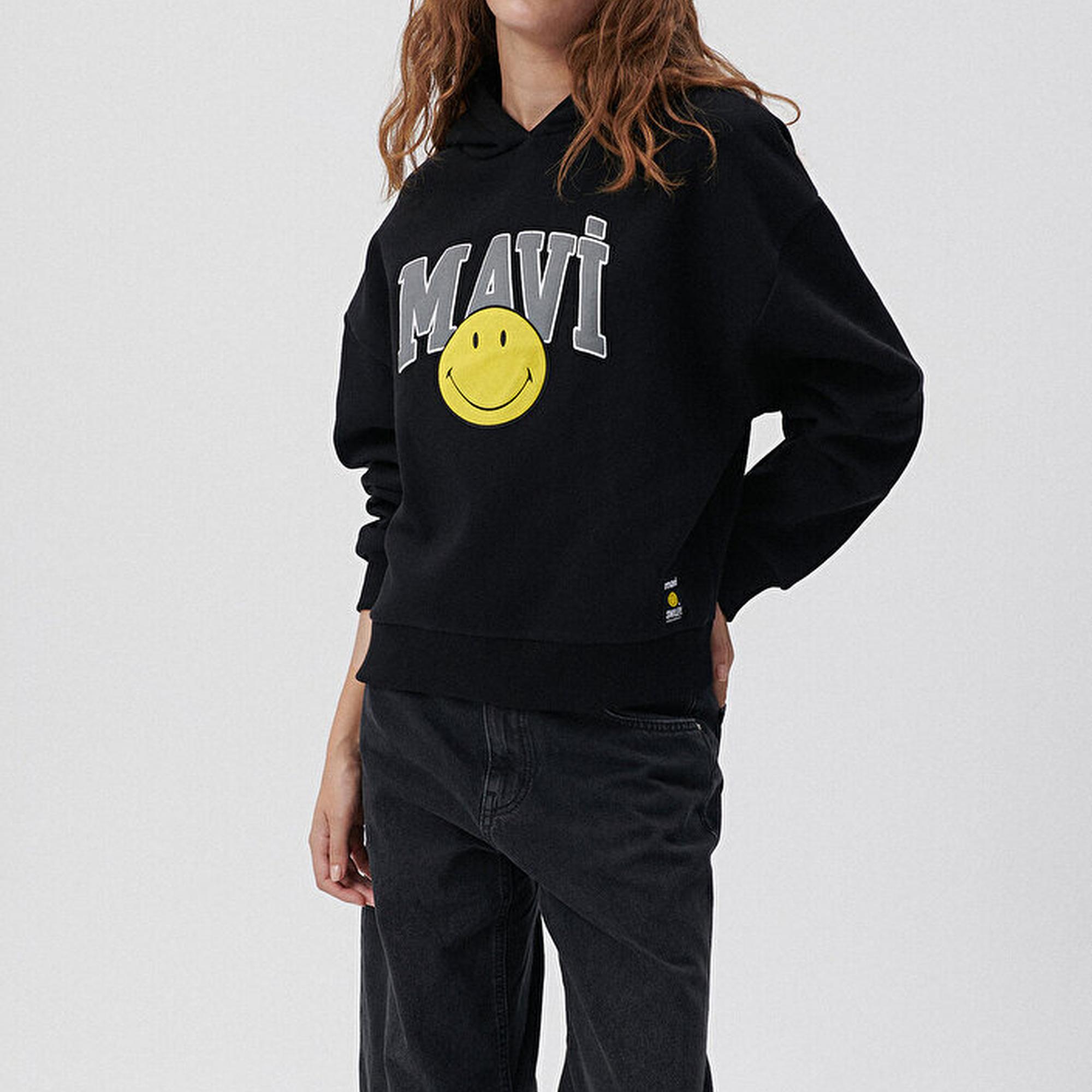 Mavi Mavi X Smiley Originals Siyah Sweatshirt 1S10038-900