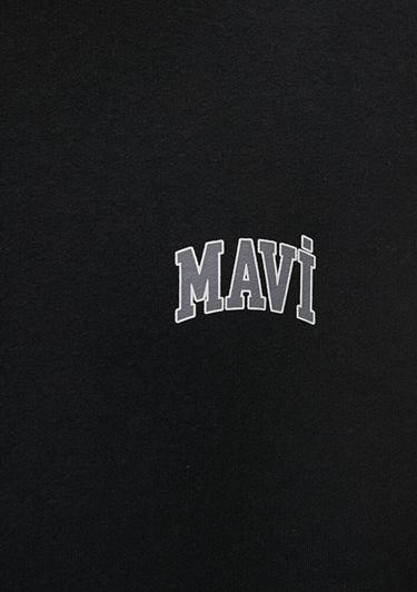  Mavi Mavi Logo Baskılı Siyah Sweatshirt 0611716-900