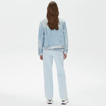  Levi's Ribcage Straight Ankle Tipped Into It Kadın Mavi Jean