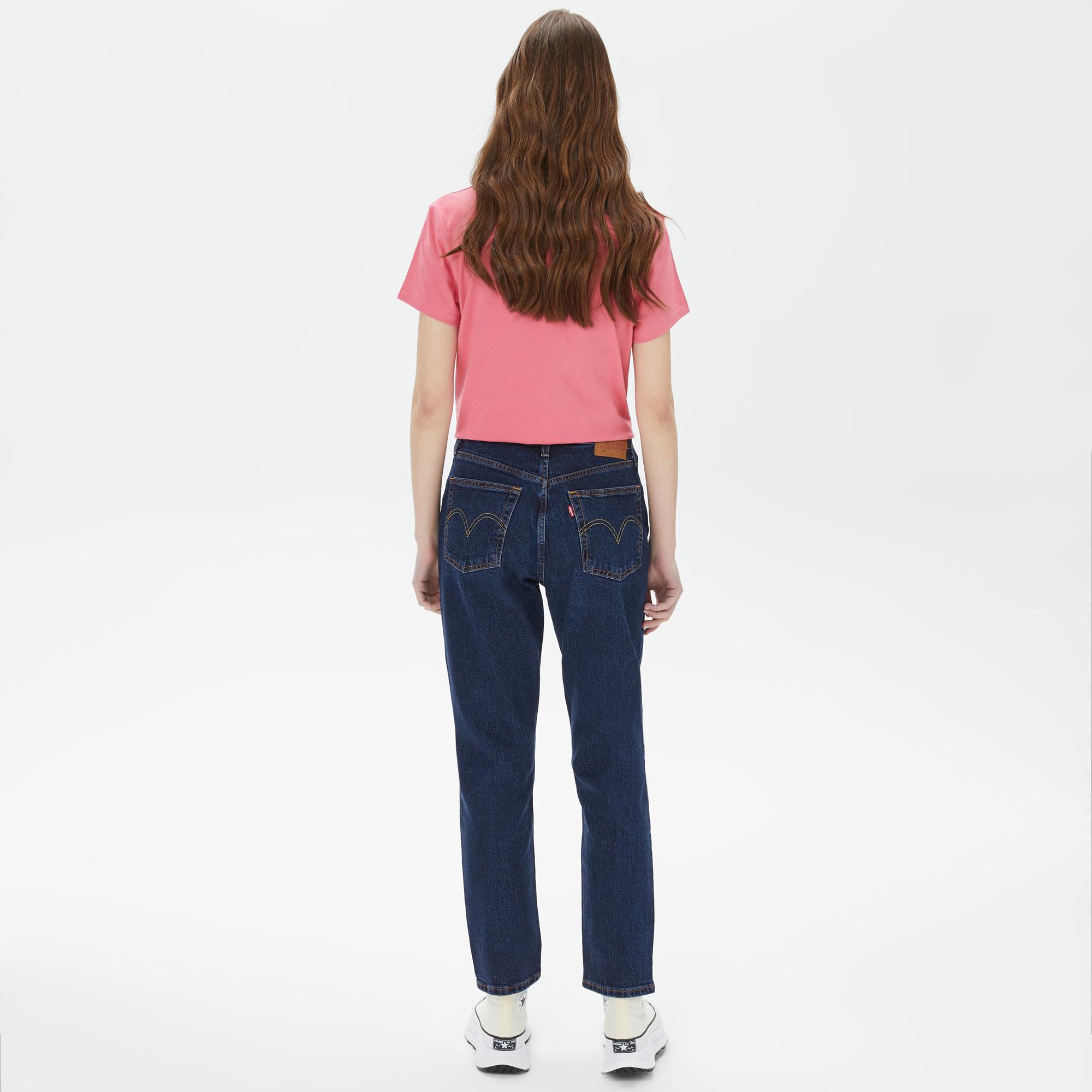 Levi's 501 Crop Jazz Pop Kadın Lacivert Jean