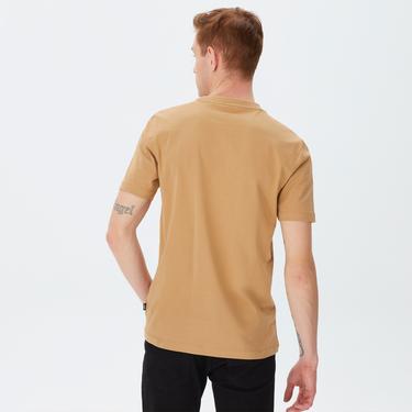  Boss Tiburt Erkek Bej T-Shirt