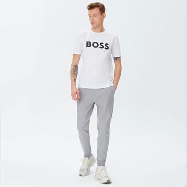  Boss Tiburt Erkek Beyaz T-Shirt