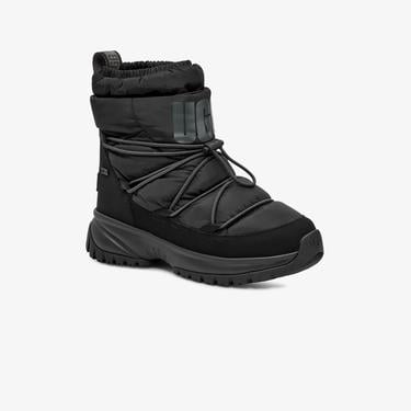  UGG Yose Puffer Mid Kadın Siyah Bot