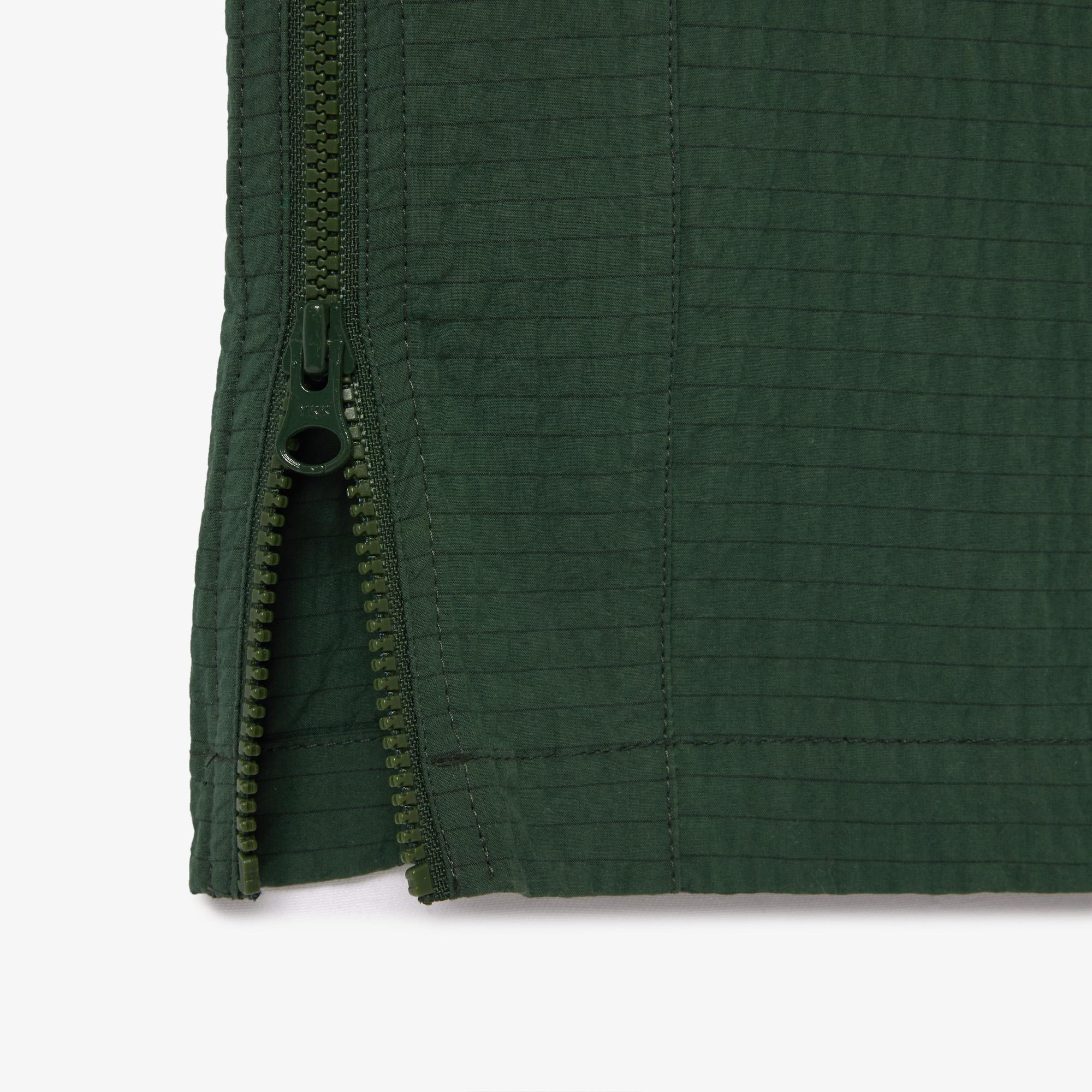 Kadın Regular Fit Uzun Kollu Fermuarlı Yeşil Elbise