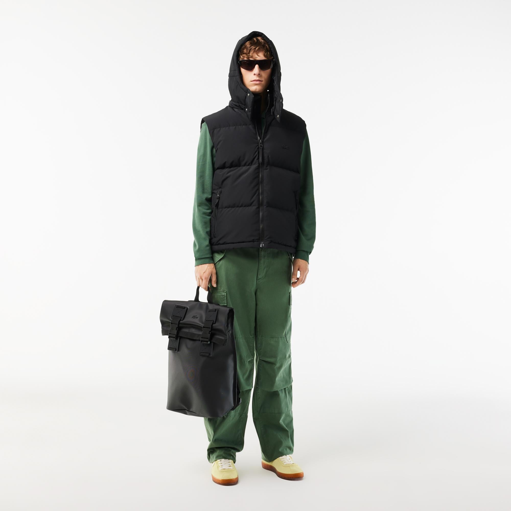 Erkek Kapitone Siyah Yelek