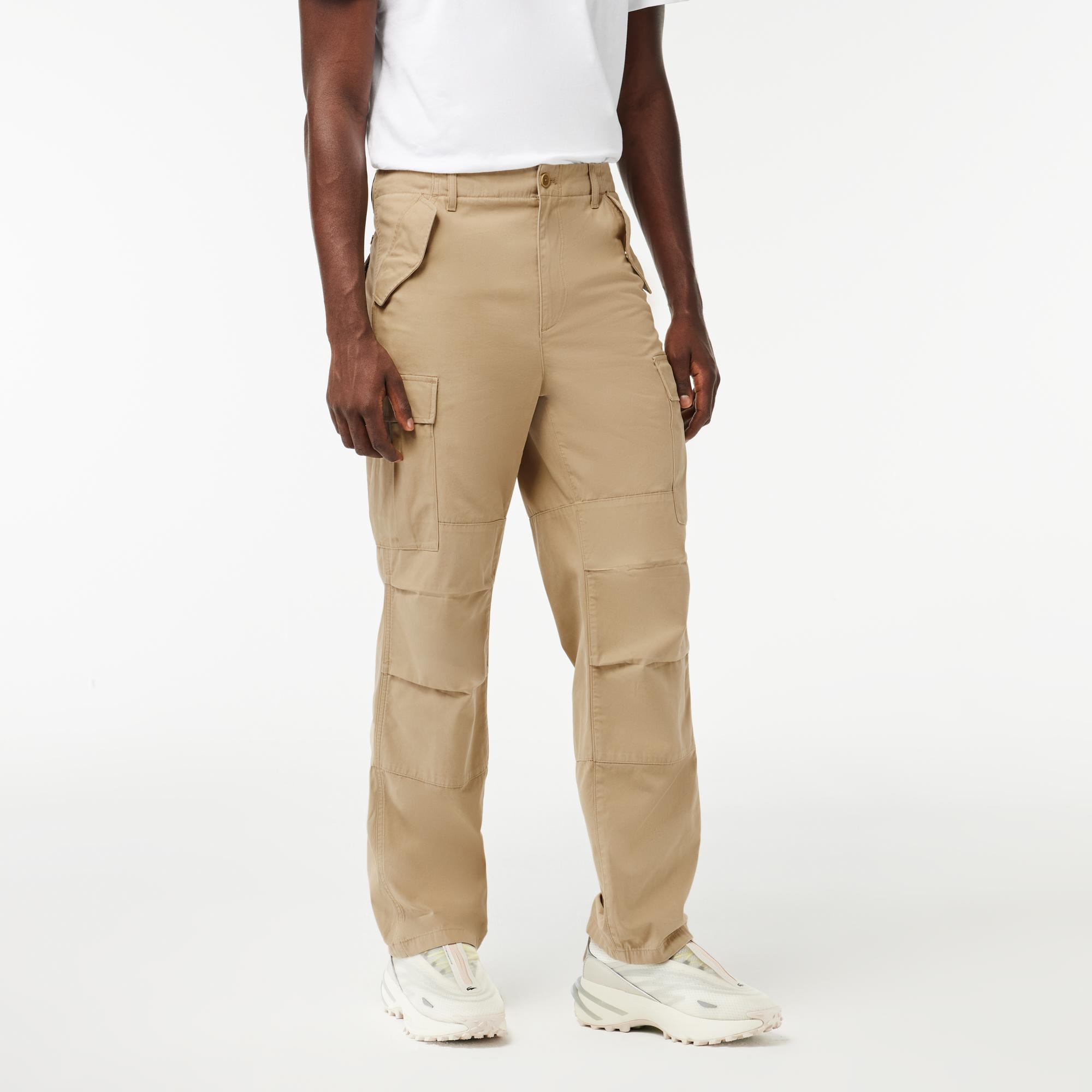 Lacoste Erkek Straight Fit Bej Pantolon