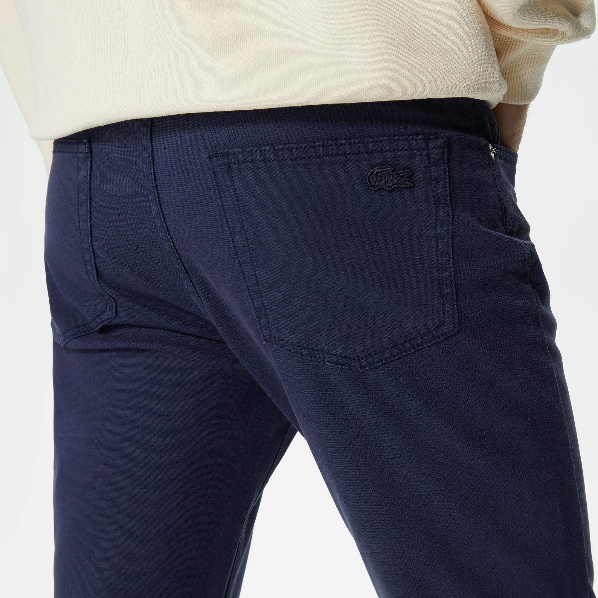 Erkek Slim Fit Lacivert Pantolon