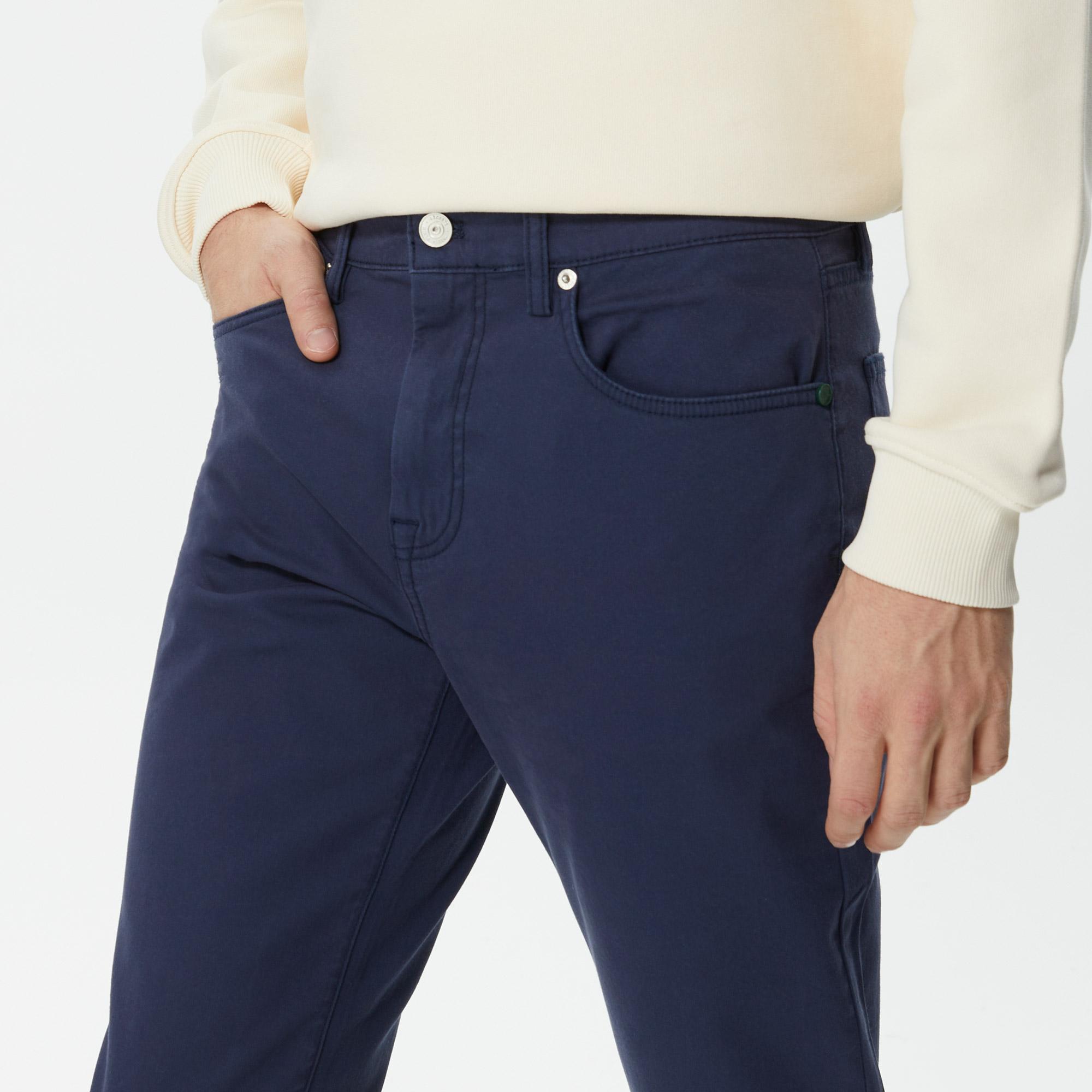 Erkek Slim Fit Lacivert Pantolon