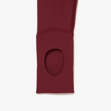  Kadın Slim Fit Bordo Tayt