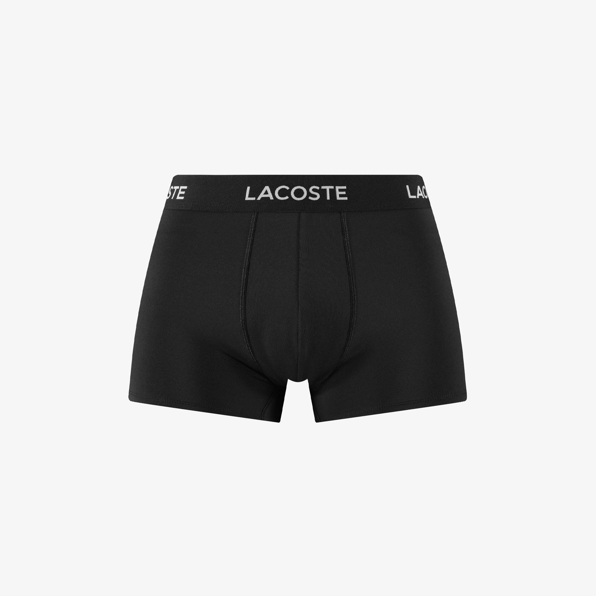 Lacoste 3'lü Classic Erkek Siyah Boxer