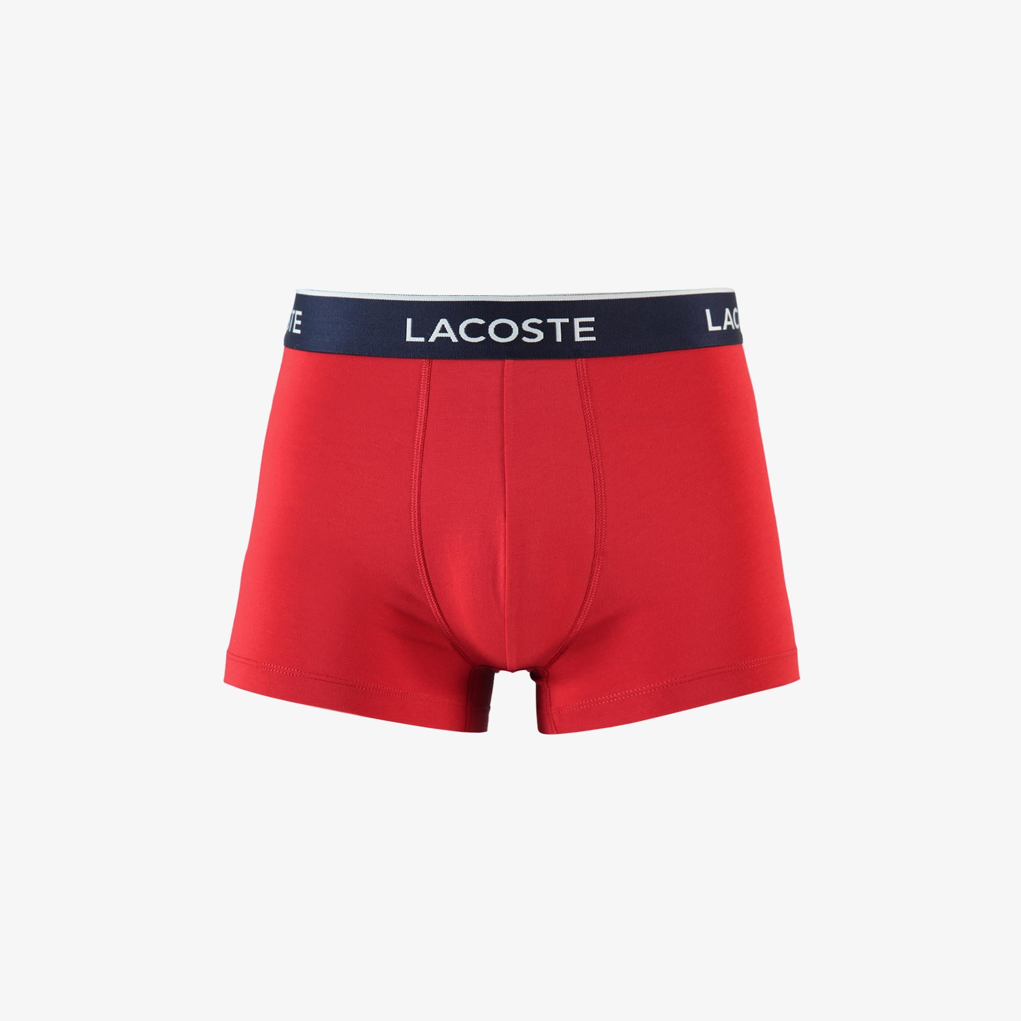 Lacoste Active Erkek 3'lü Renkli Boxer