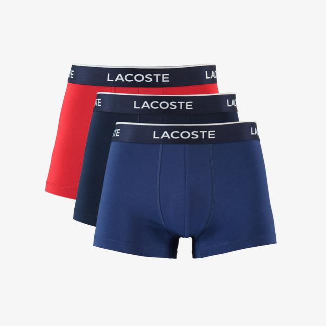  Lacoste Active Erkek 3'lü Renkli Boxer
