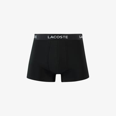  Lacoste Erkek 3'lü Siyah Boxer