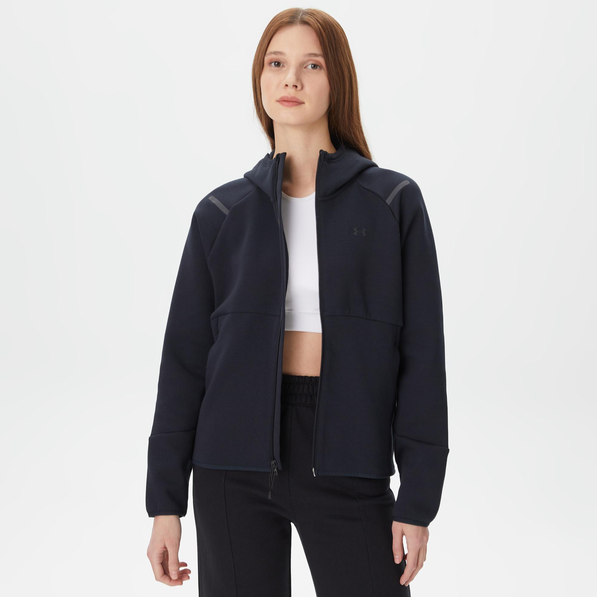 Under Armour Unstoppable Fleece Kadın Siyah Sweatshirt