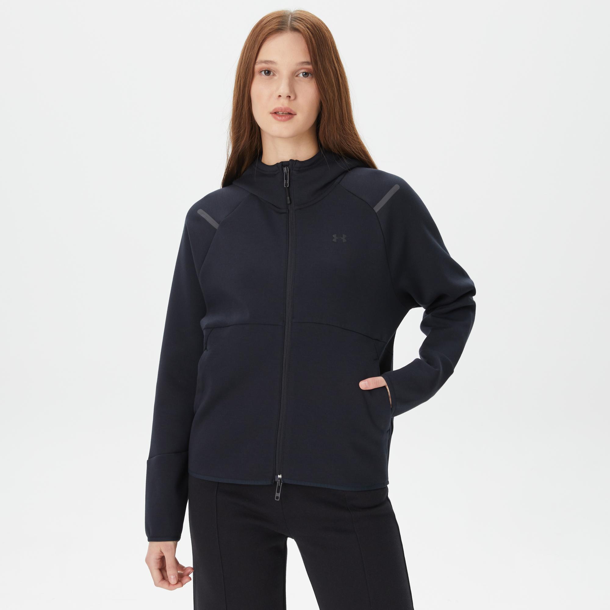 Under Armour Unstoppable Fleece Kadın Siyah Sweatshirt