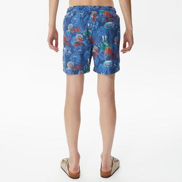  Nautica Classic Erkek Mavi Deniz Şortu