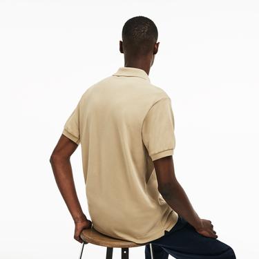  L.12.12 Erkek Classic Fit Açık Kahverengi Polo