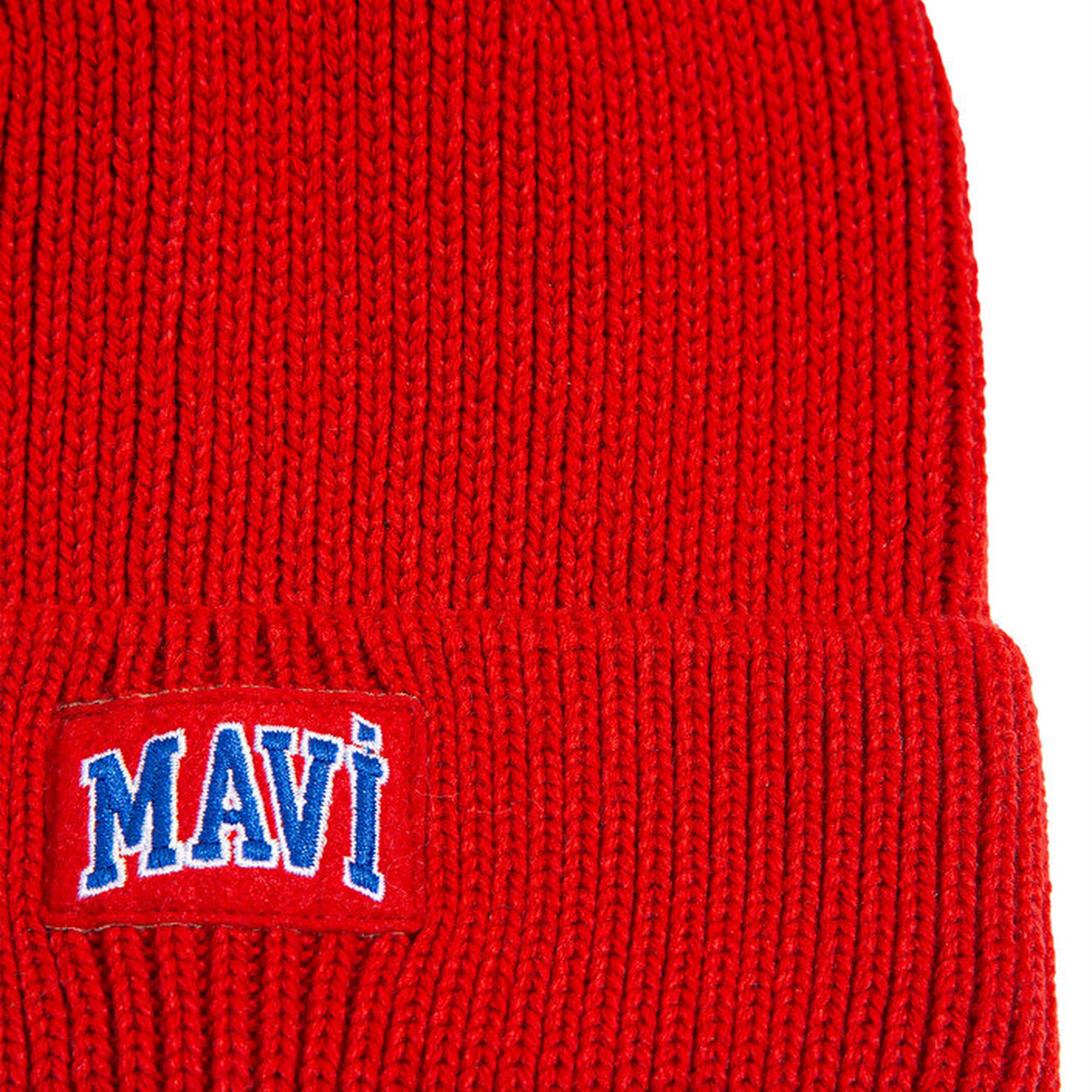 Mavi Mavi Logo Baskılı Kırmızı Bere 1912023-85279