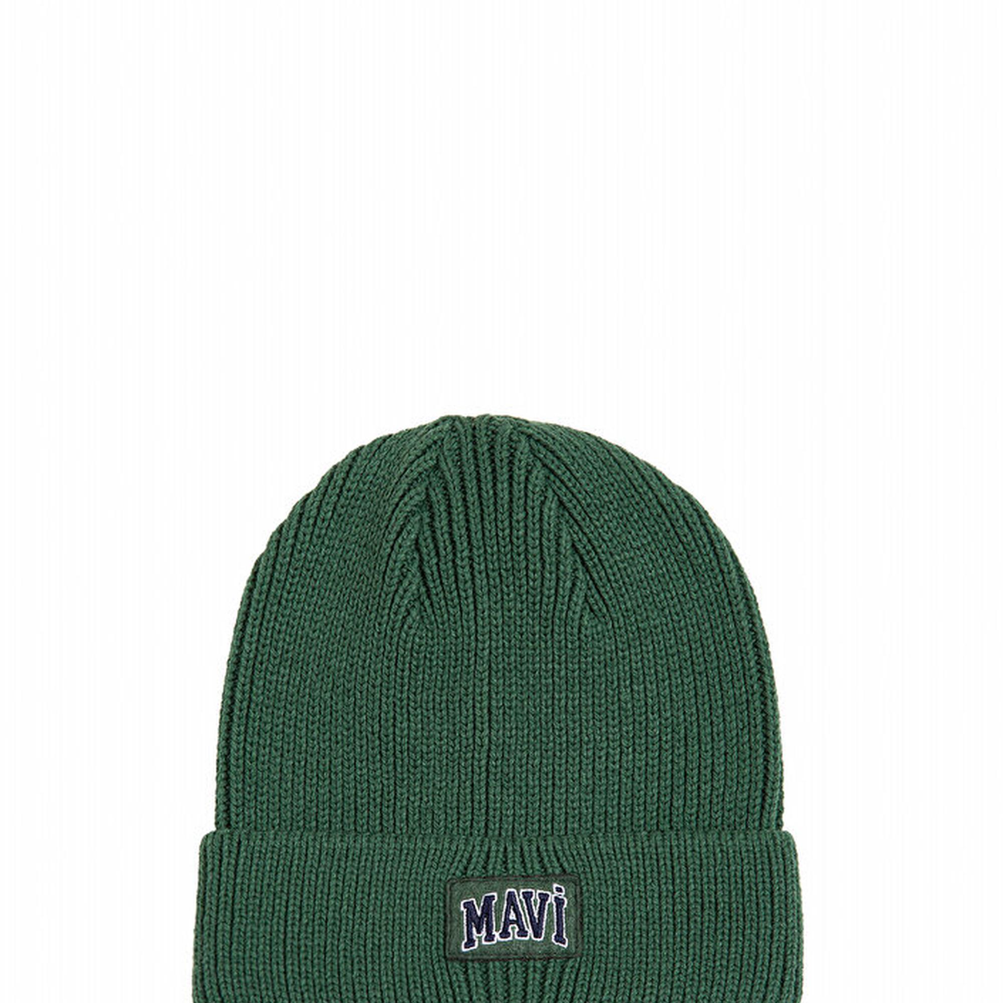 Mavi Mavi Logo Baskılı Yeşil Bere 1912023-34522