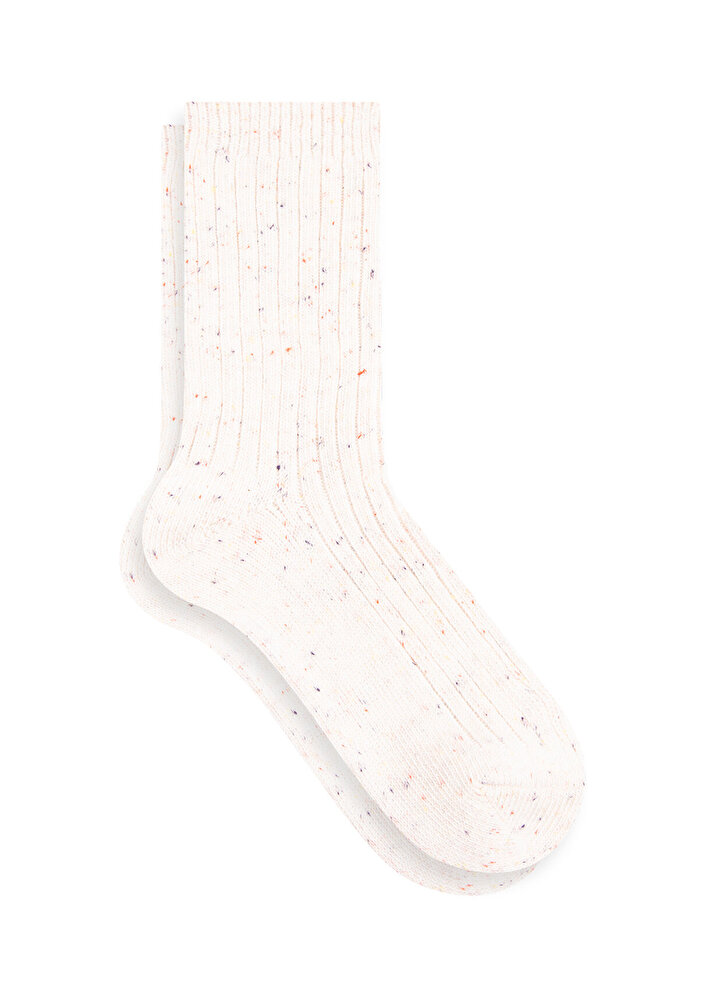  Mavi Bej Bot Çorabı 1911902-34523