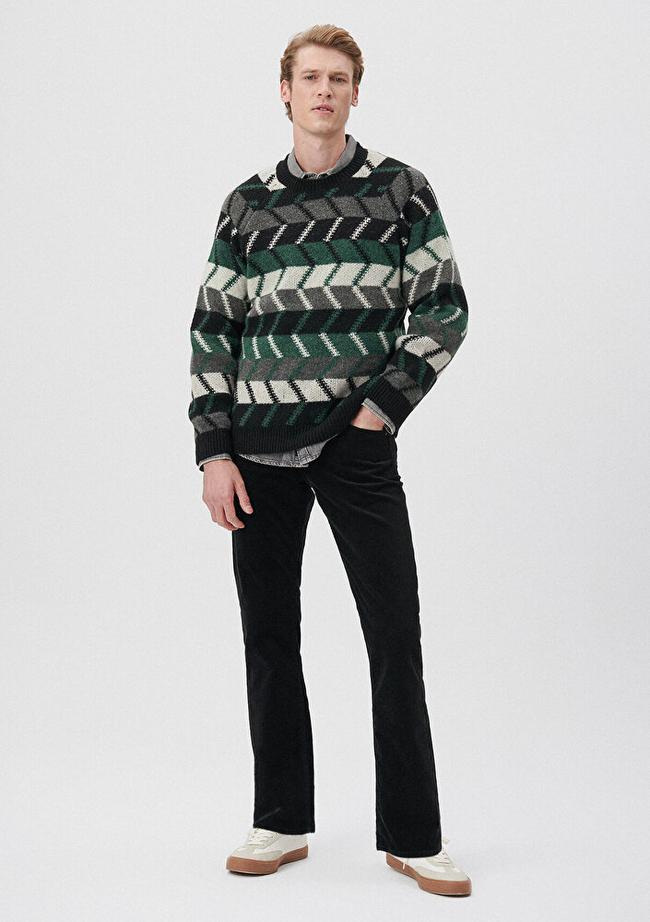  Mavi Hunter Siyah Kadife Pantolon 0020230269