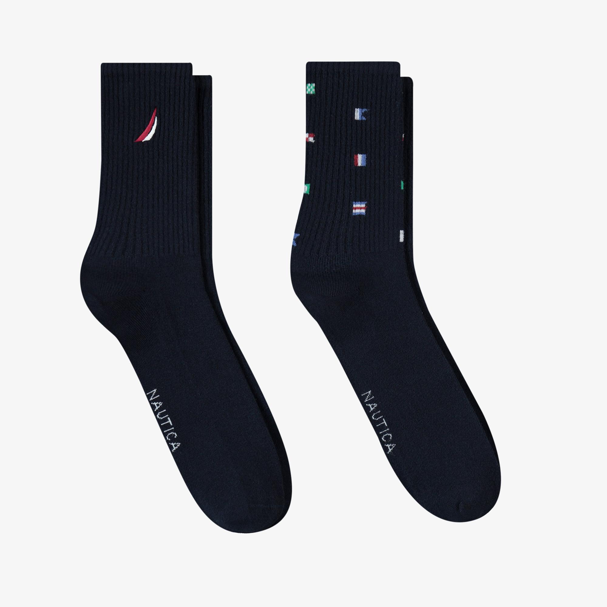 Nautica Erkek Lacivert Standart Fit 2Li Çorap