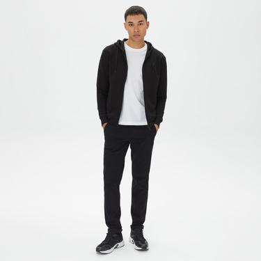  Guess Aldwin Zip Erkek Siyah Sweatshirt