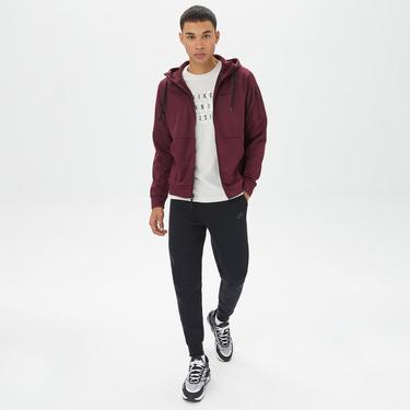  Nike Therma Full Zip Erkek Bordo Sweatshirt