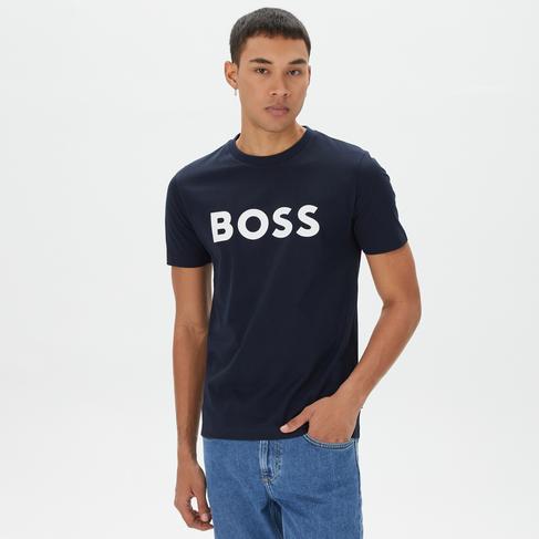  Boss Tiburt Erkek Lacivert T-Shirt