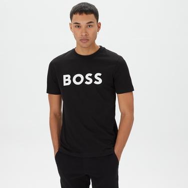  Boss Tiburt Erkek Siyah T-Shirt