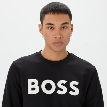  Boss Soleri Erkek Siyah Sweatshirt
