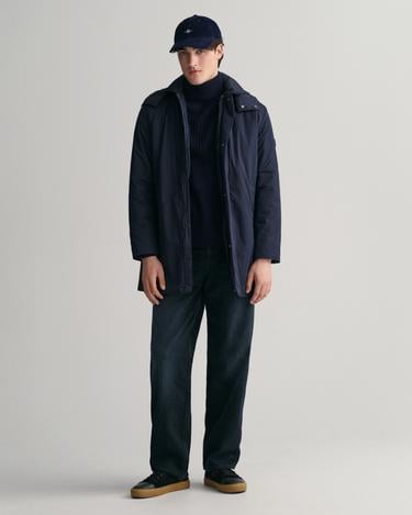  GANT Erkek Lacivert Kapüşonlu Mont