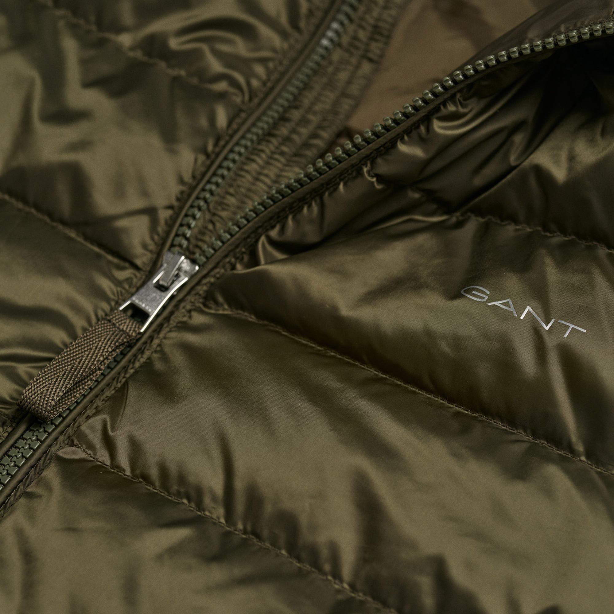 GANT Erkek Yeşil Dik Yaka Kaz Tüyü Mont