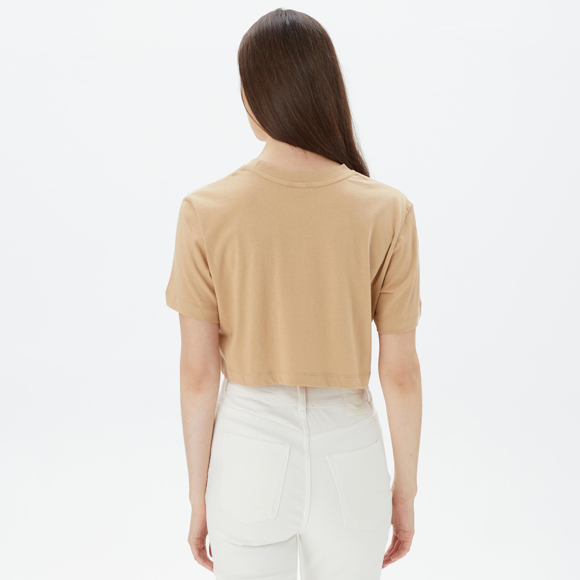 Nautica Kadın Bej T-Shirt