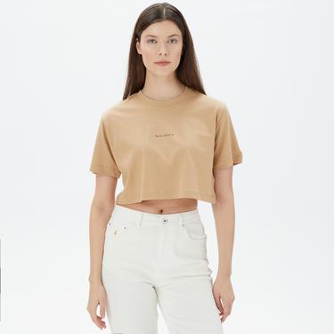  Nautica Kadın Bej T-Shirt