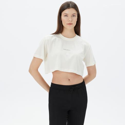  Nautica Kadın Krem T-Shirt