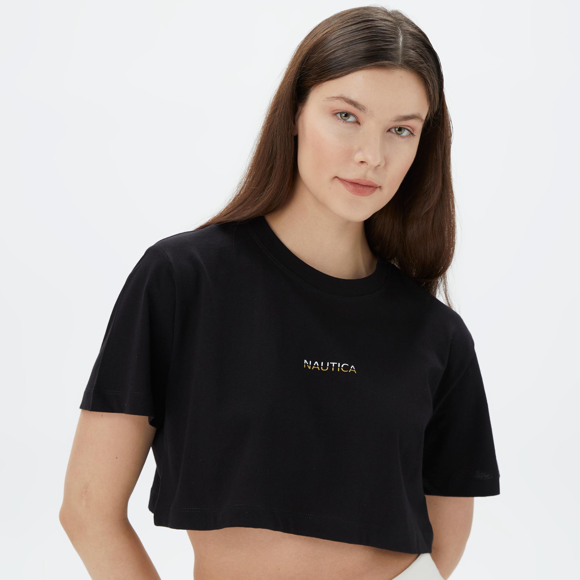 Nautica Kadın Siyah T-Shirt