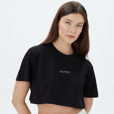  Nautica Kadın Siyah T-Shirt