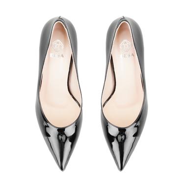  Kadın Siyah Stiletto Topuklu Ayakkabı