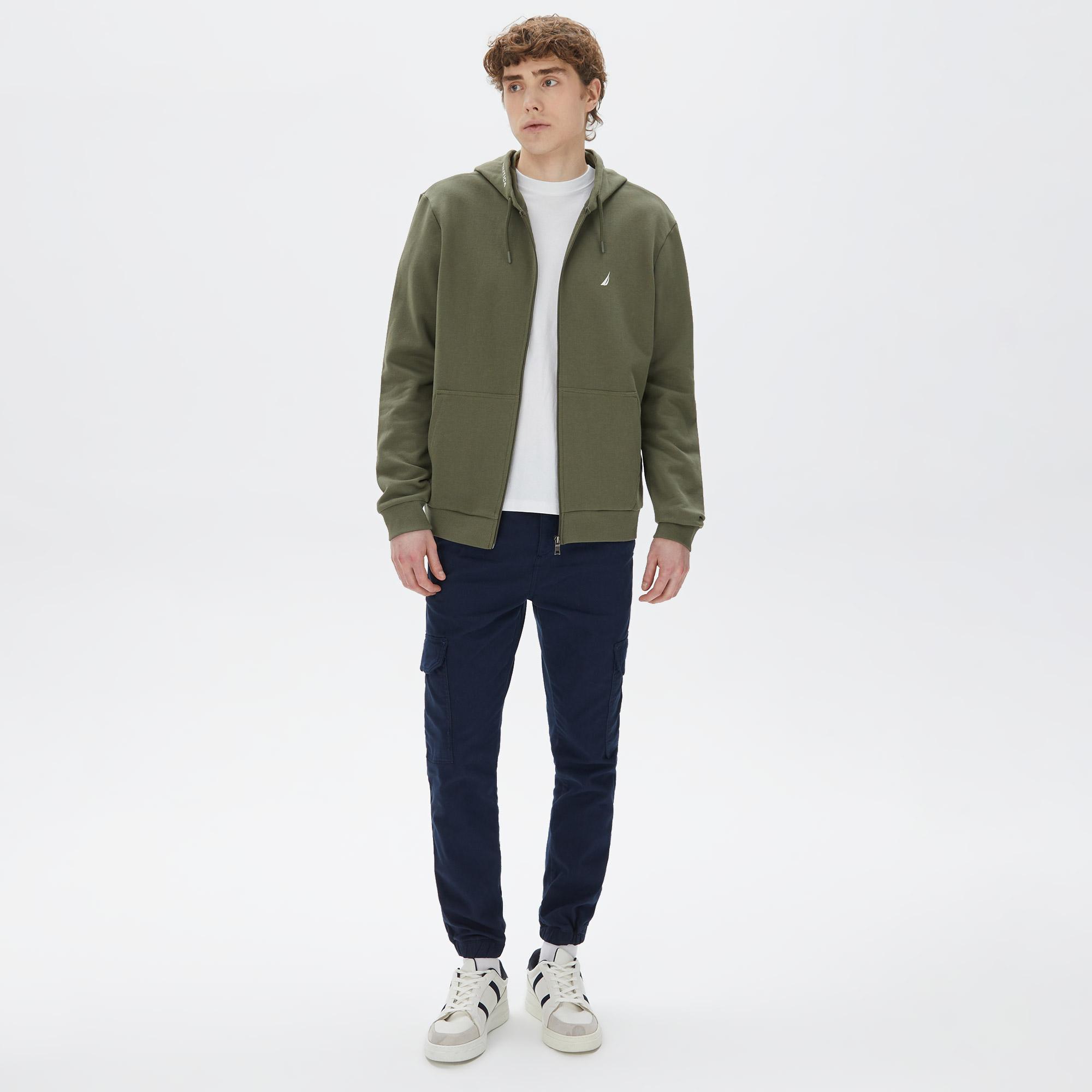 Nautica Erkek Yeşil Standart Fit Sweatshirt