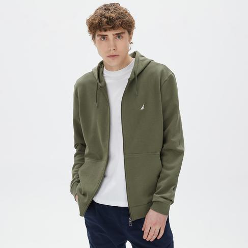  Nautica Erkek Yeşil Standart Fit Sweatshirt