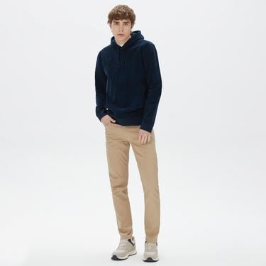  Nautica Erkek Lacivert Standart Fit Kapüşonlu Sweatshirt