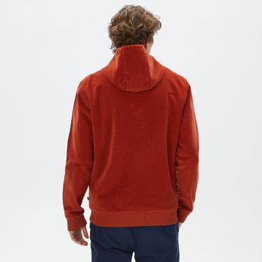  Nautica Erkek Turuncu Standart Fit Kapüşonlu Sweatshirt