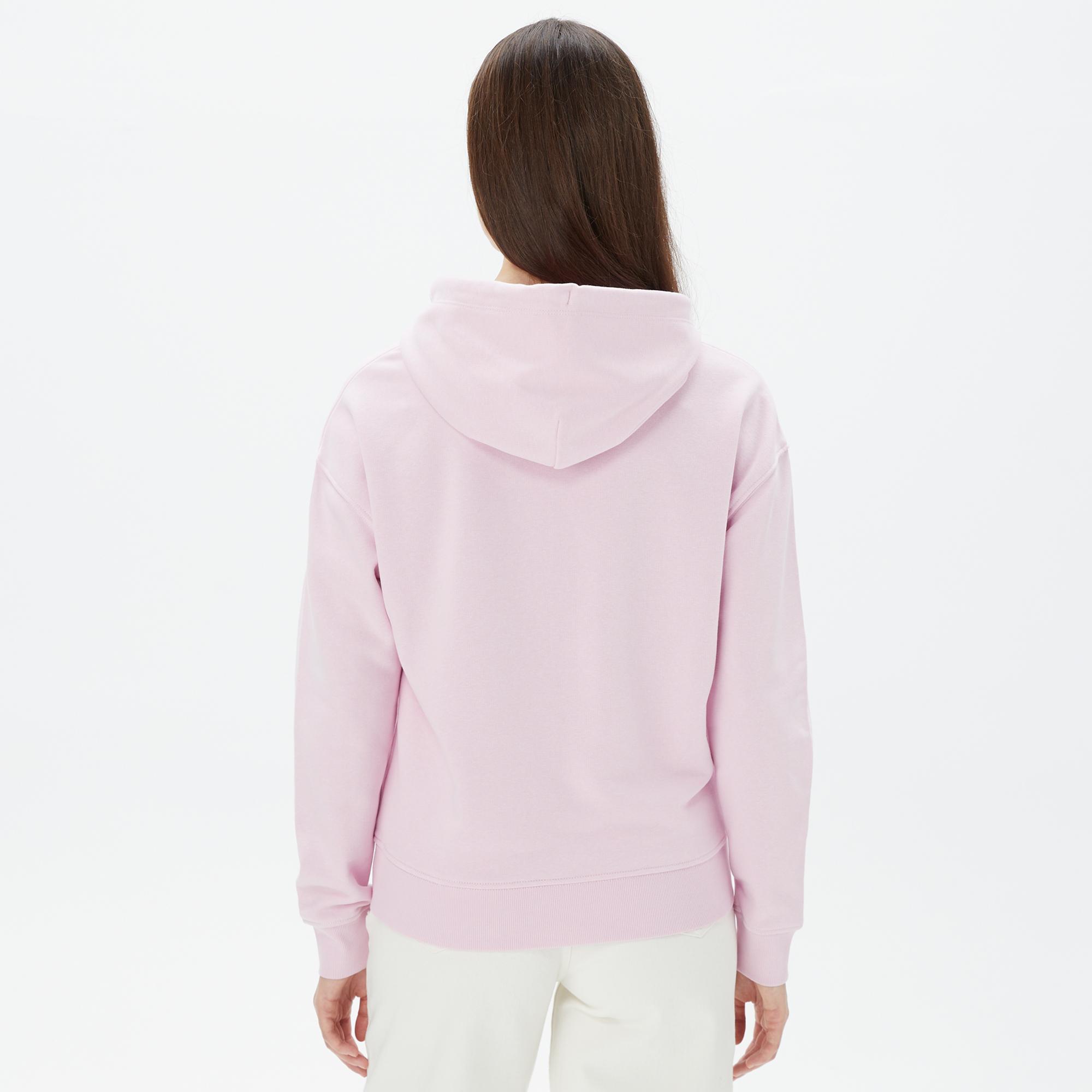 Tommy Jeans Bxy Essential Logo 2+ Hoodie Kadın Pembe Sweatshirt