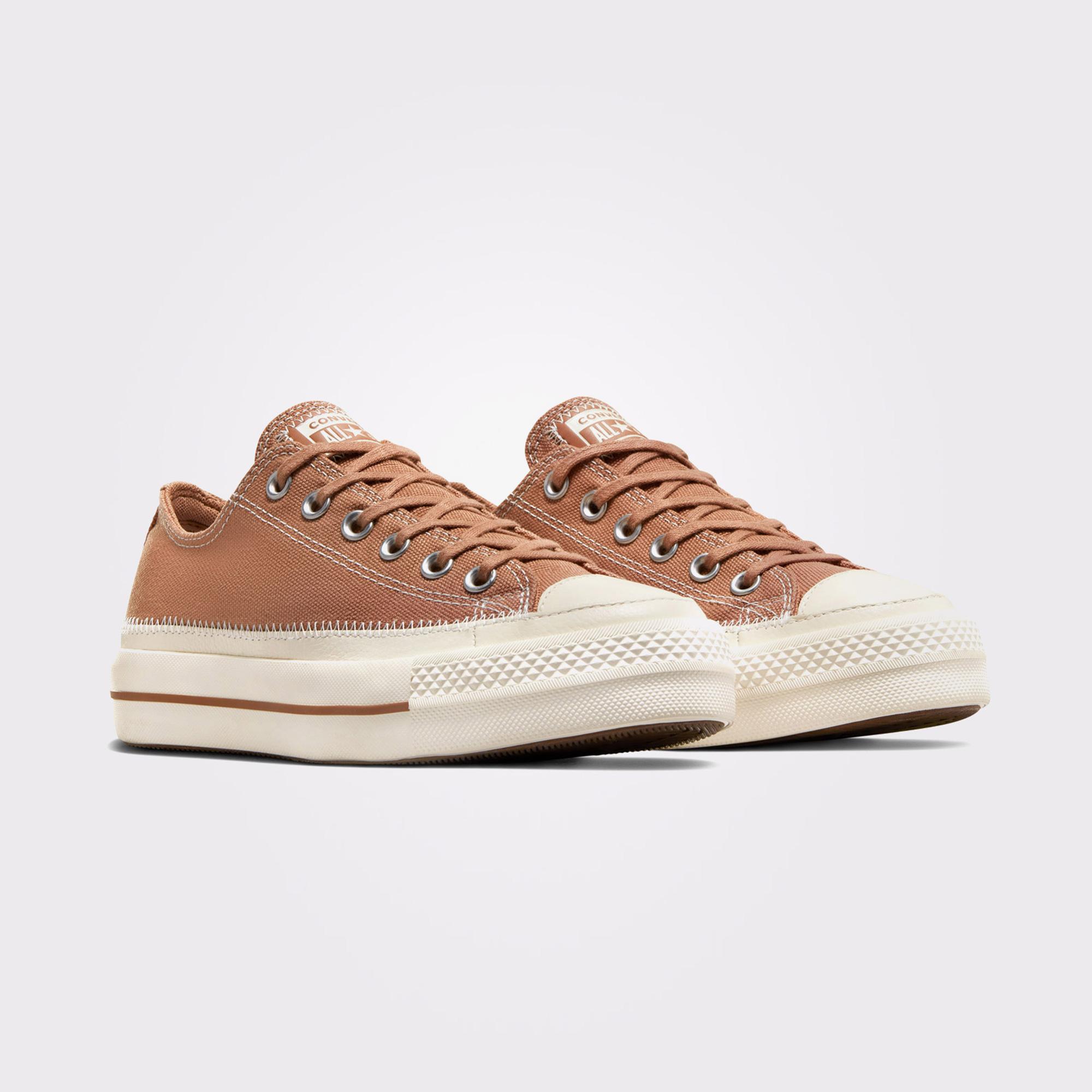 Converse Chuck Taylor All Star Lift Platform Kadın Krem Sneaker