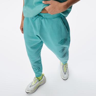  Lacoste House of SuperStep X Lacoste Erkek Yeşil Eşofman Altı