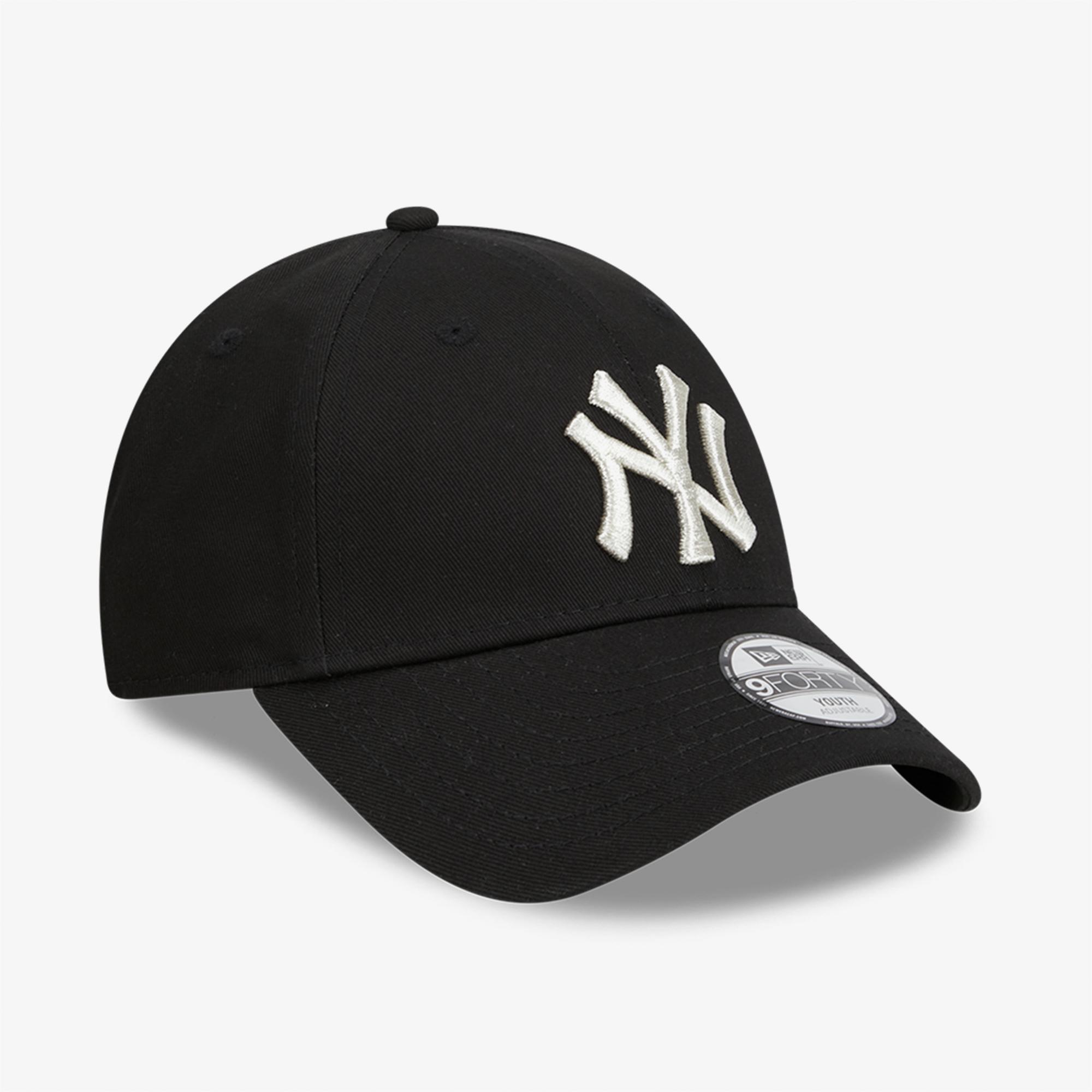 New Era Metallic 9Forty Neyyan Çocuk Siyah Şapka