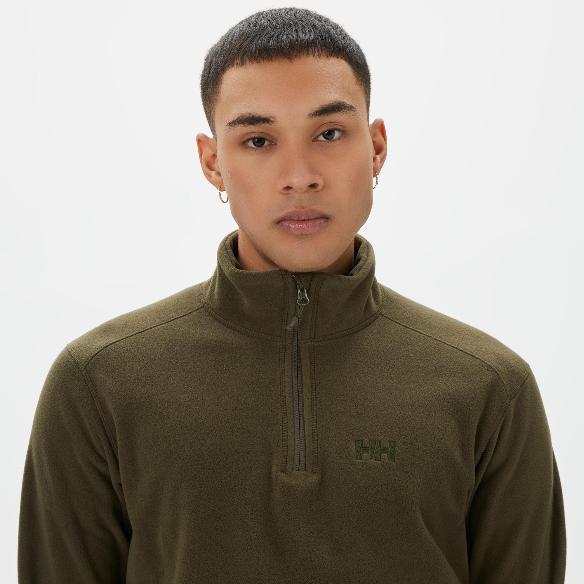 Helly Hansen Mount Polar Fleece Erkek Yeşil Sweatshirt