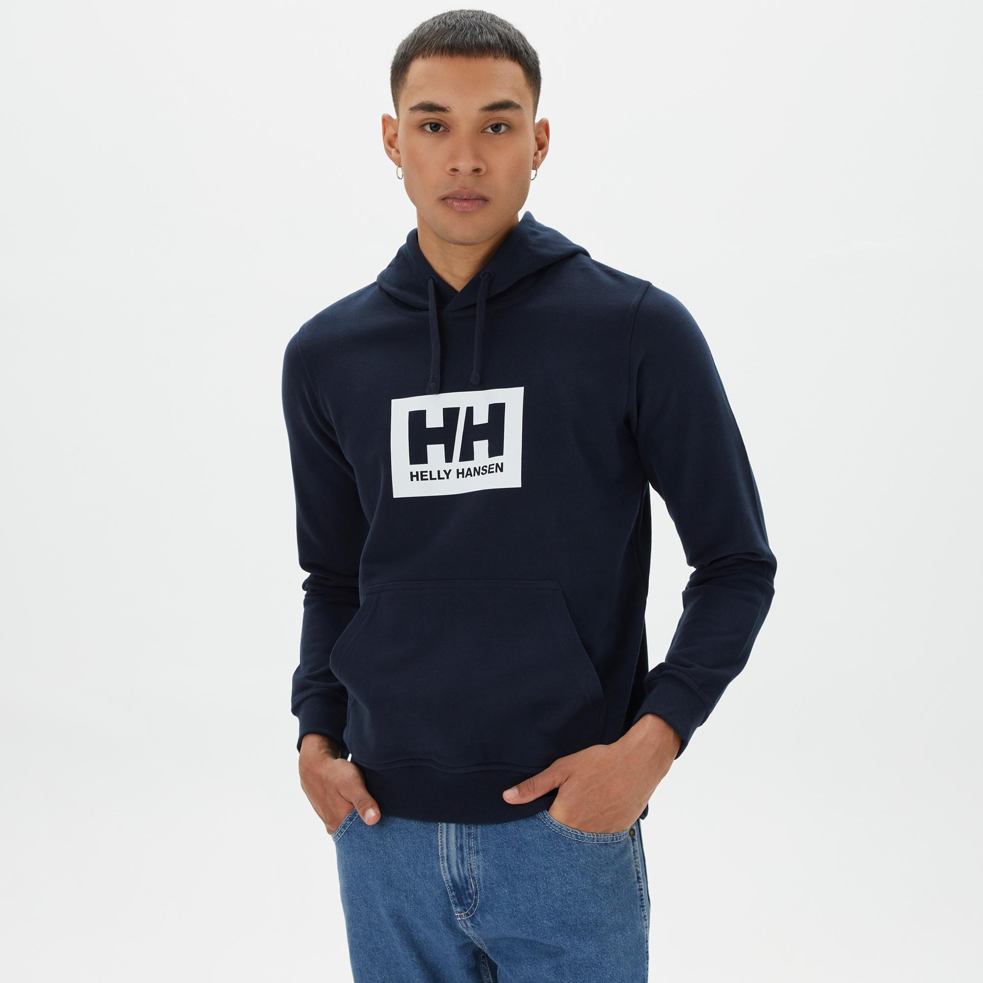 Helly Hansen Box Erkek Lacivert Sweatshirt